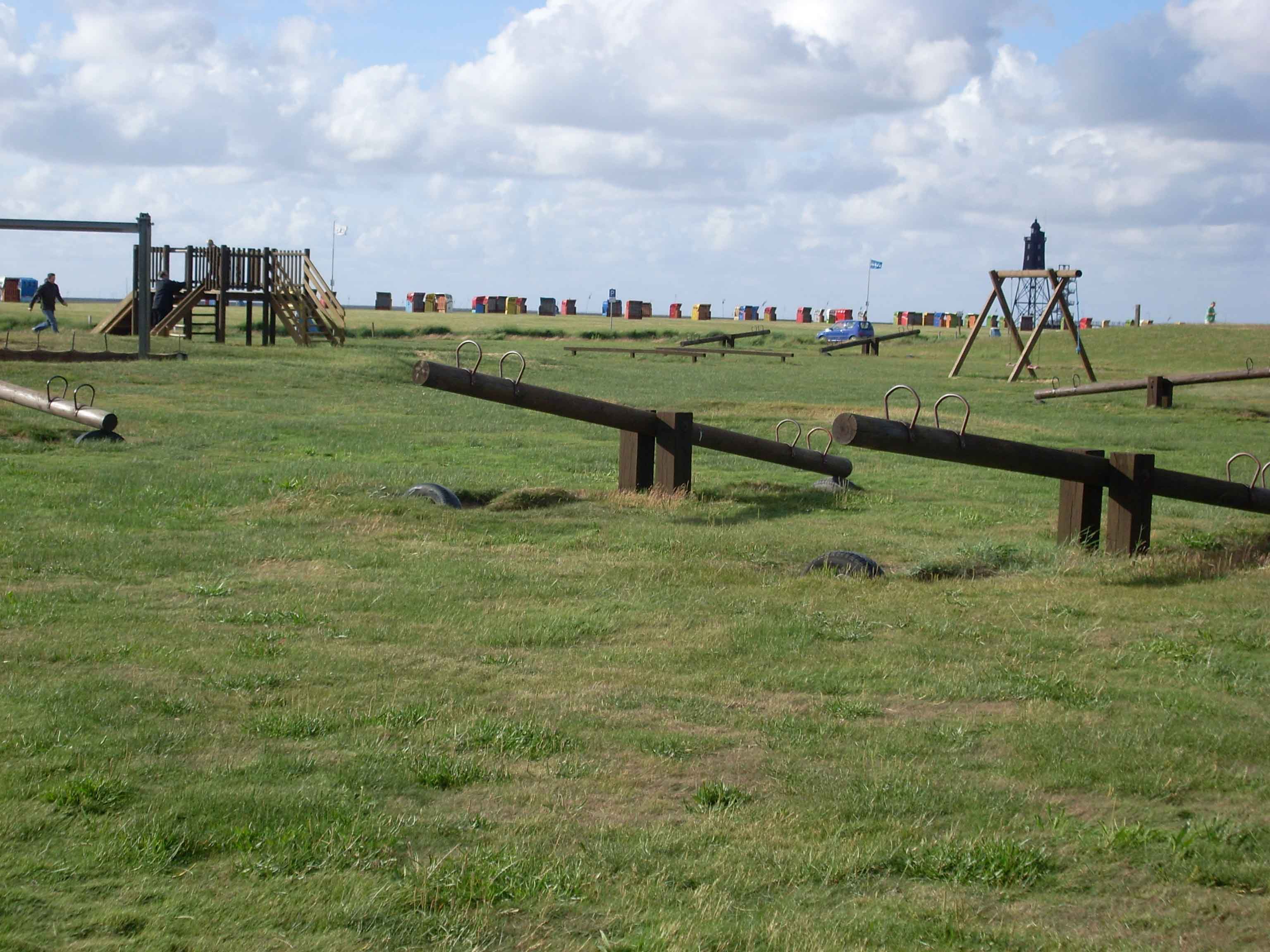 Spielplatz am Strand